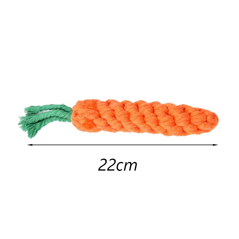 1Pcs Bite Resistant Pet Dog Chew Toys for Small Dogs Cleaning Teeth Puppy Cat Rope Knot Ball Toy Playing Mascotas Accessories